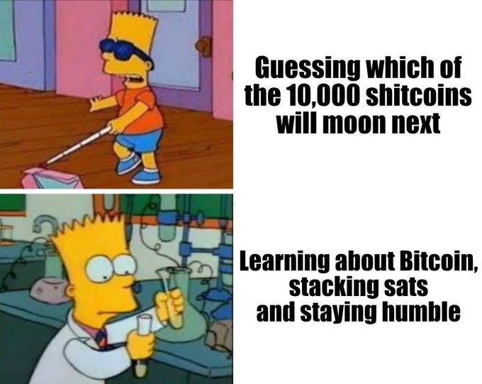 SatsMeme's tweet photo. Ignore the noise and Stay Humble and Stack #SATS

https://t.co/RfkqoaiC4o https://t.co/pqjqqCWAZZ