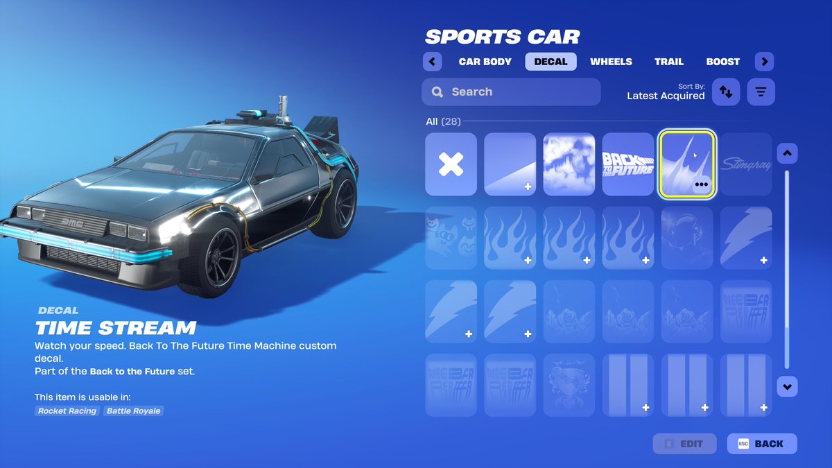 Back to the Future Time Machine Car!