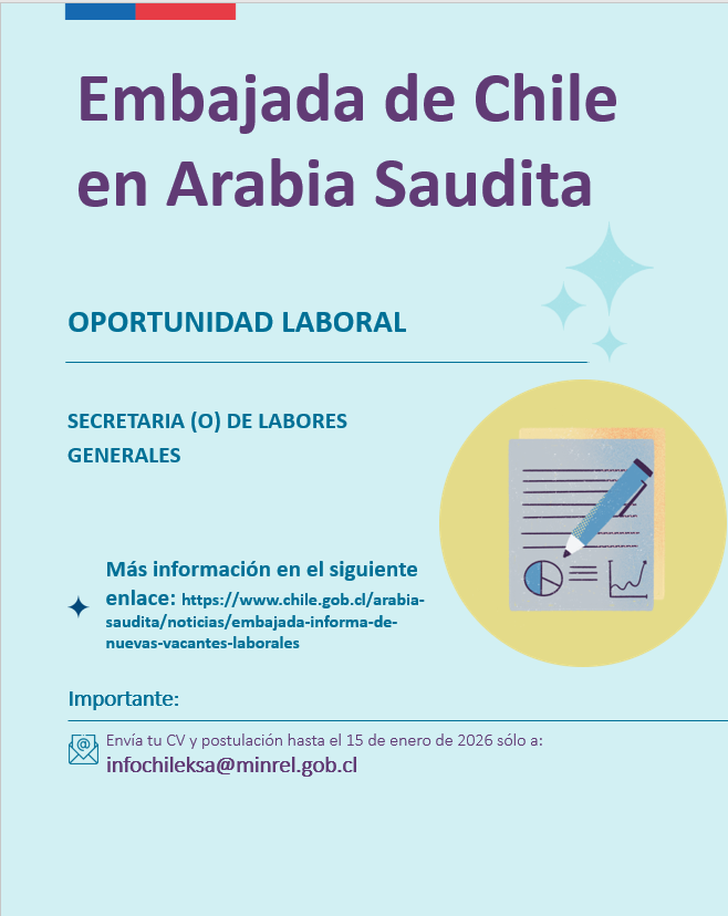 Embajada de Chile en Arabia Saudita tweet media