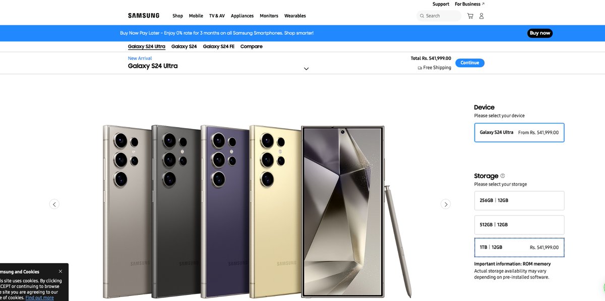 hey <a href="/SamsungMobile/">Samsung Mobile</a> would please ask your Pakistan partner to offer the right prices and not overcharge for a discontinued model? 
samsung.com/pk/smartphones…
samsung.com/pk/smartphones…