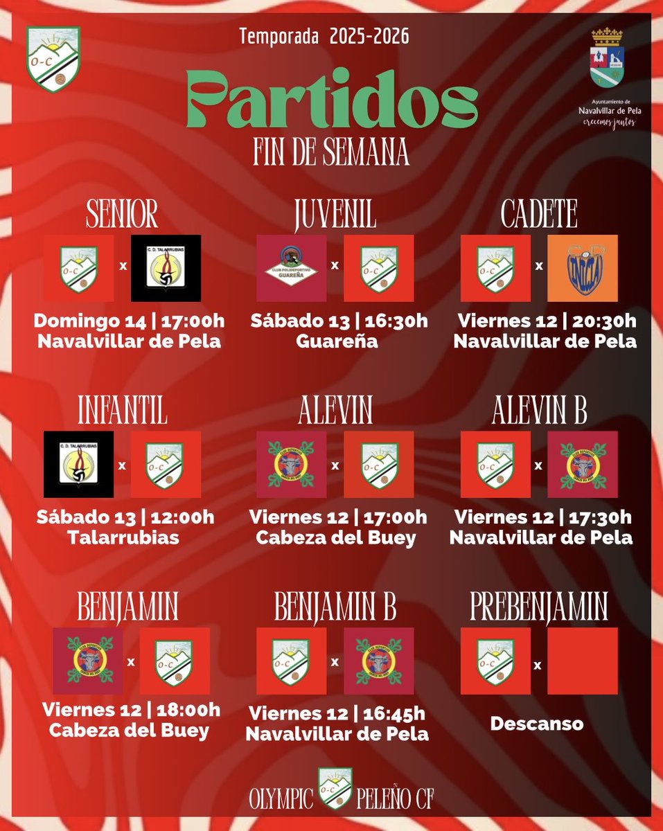 𝗣𝗔𝗥𝗧𝗜𝗗𝗢𝗦 | 🔴⚪️

#OlympicPeleñoCF