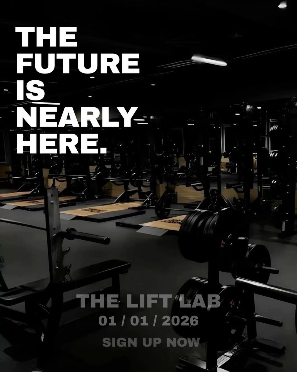 TheLiftLabApp's tweet photo. New Year. New Standards. 

On January 1st, every other fitness app gets left in 2025.

Welcome to THE LIFT LAB: one app that tracks all data, where progress feels effortless and gains feel inevitable.

Reserve your username before the world finds out.

#gym #fitnesslife #GymLife https://t.co/PhSh37D5gG