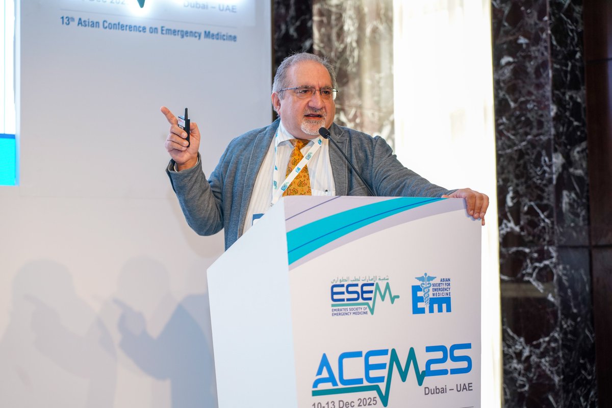 UAE_ESEM's tweet photo. The Cardiovascular session at #ACEM25 delivered powerful clinical insights from start to finish, covering ECG interpretation, arrhythmia management, acute heart failure strategies, and the evolving role of cardiac ultrasound in emergency care. A high-impact start to Day 1. https://t.co/P1gaHj8f9H