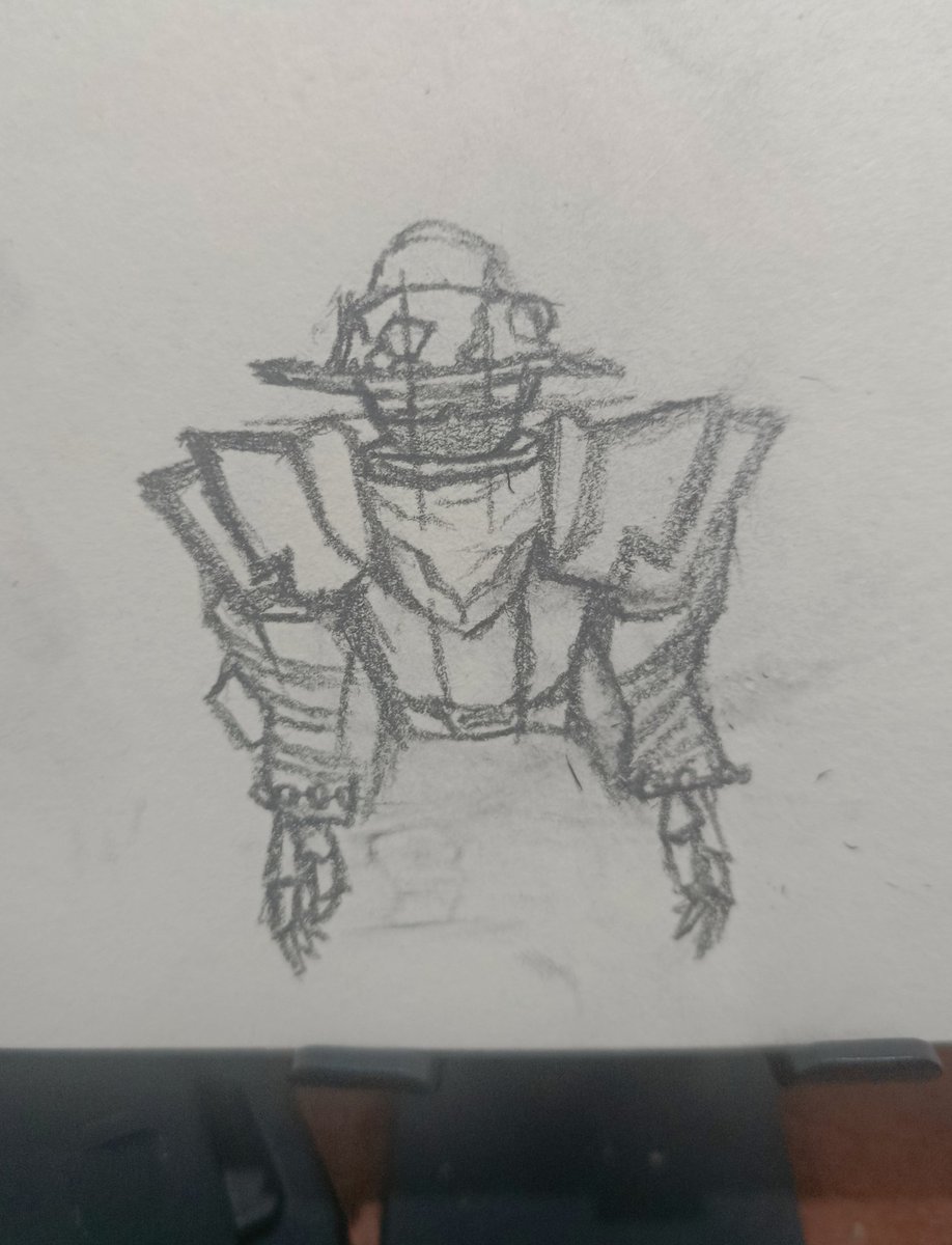 I was playing #theforgeroblox and i got bored so i drew the top half of my character