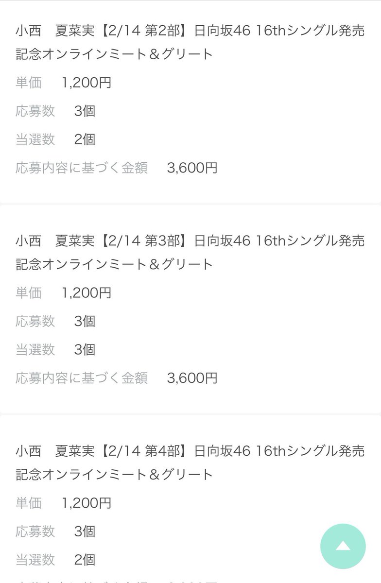 そこそこ完売出てる！ 少なくとも自分の投げたところでは、 2月1日1部