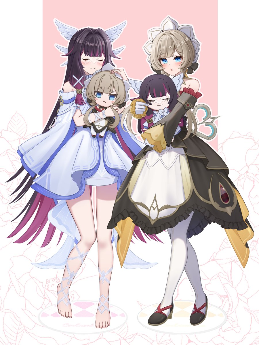 yukiunag1's tweet image. 冬コミ全部入稿終わりました!!😭
めっちゃくちゃ頑張った✨
アクスタになるコロンビーナ＆サンドローネちゃん
#Genshin #コロンビーナ