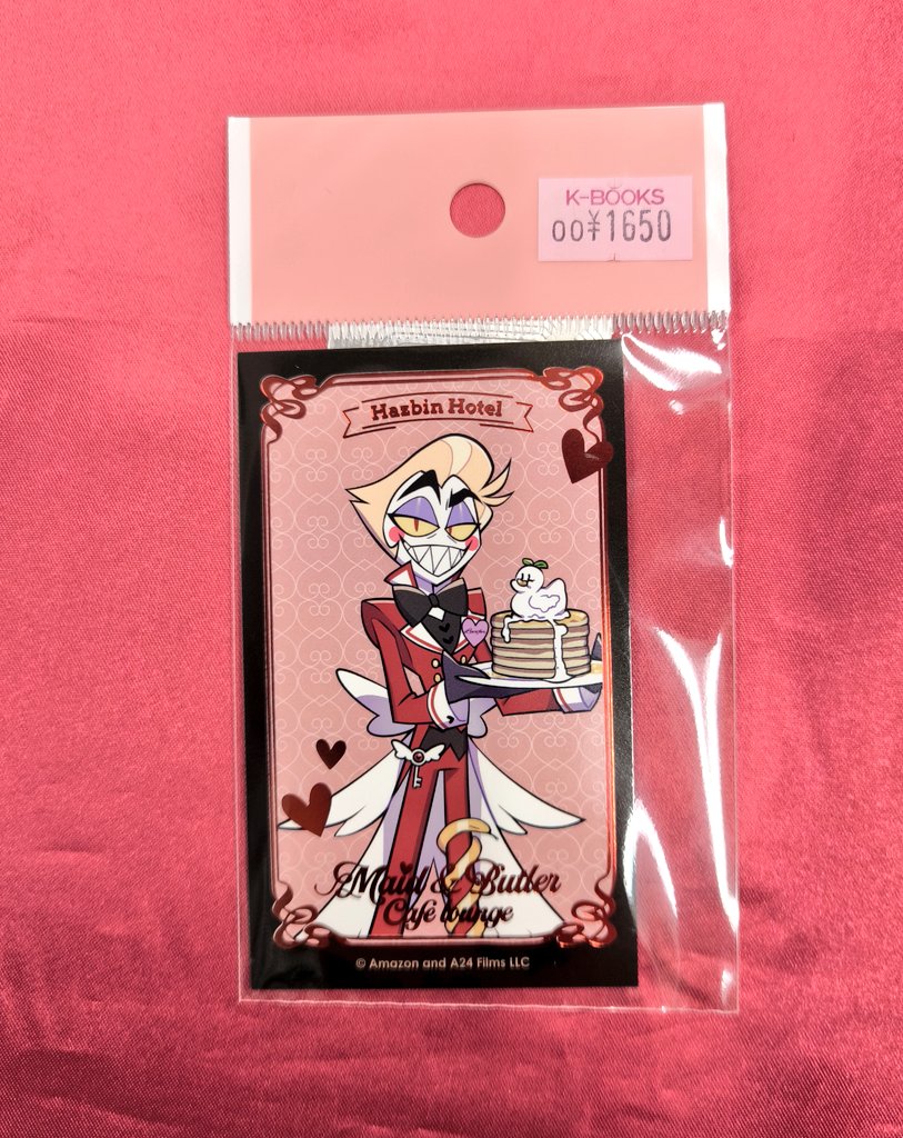 入荷情報】 『 #ハズビンホテル 』 アニメイトカフェ 箔押しカード