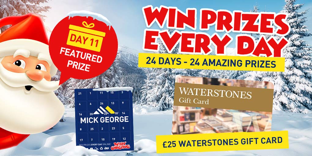 📖Looking to read more in the new year? Well with today's advent prize you can kick start your book collection by winning a £25 Waterstones Gift Card!

To enter: 

✅Like and share this post

☑️Follow us (must be following to win)

✅Enter here - mickgeorge.co.uk/advent-calenda…

Good