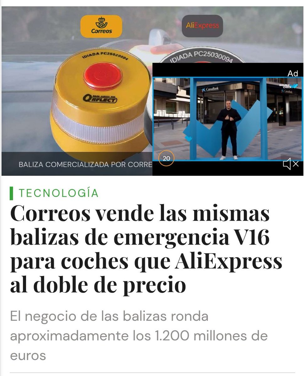 canete707's tweet image. Primer caso de corrupción por el tema balizas. Habrá más.