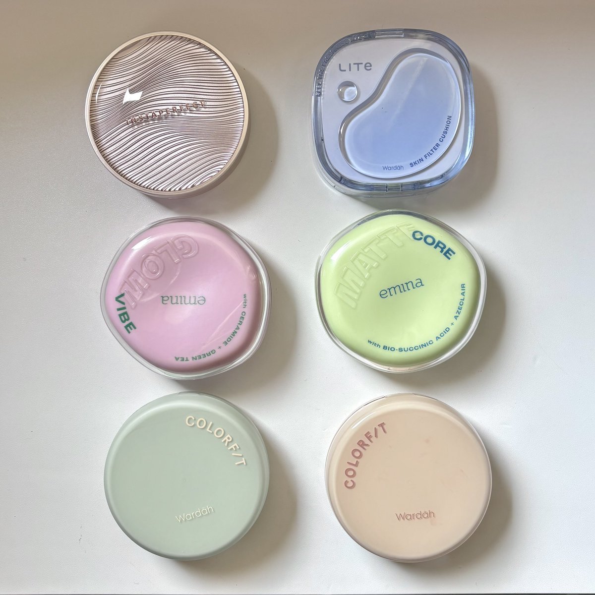 beautiaf's tweet photo. rate &amp; review: all of my PARAGON cushion. ᦚ( ◍•ᴗ•◍) https://t.co/gJJ6jZAsfE