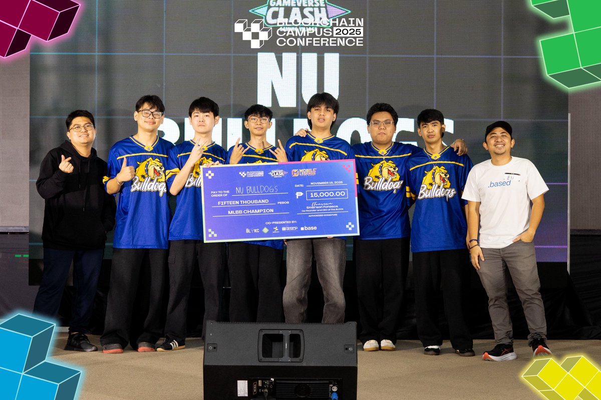 The @bcampusconf may have wrapped up, but the excitement is still burning strong as attention turns to the MLBB champs. Their long matches showed real skill and determination. 

Congrats to 𝗙𝗖 𝗕𝗿𝗮𝘃𝗲𝗵𝗲𝗮𝗿𝘁𝘀 (1st RU) &amp; to the 𝗡𝗨 𝗕𝘂𝗹𝗹𝗱𝗼𝗴𝘀 (Champ)!

#BCC2025