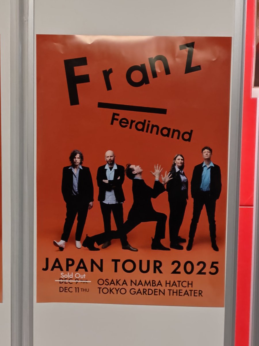 maaaaaasamy's tweet photo. 本日はフランツフェルディナンド！ https://t.co/npi9mTD25G