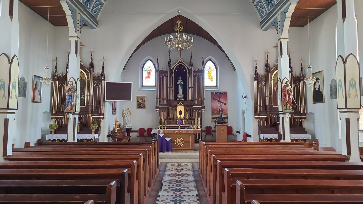PolishChurches's tweet photo. Church of Our Lady of Candlemas in Wiśniowo Ełckie

A former Protestant church in the neo-Gothic style, built in 1904. After World War II, it was handed over to the Catholics, where a parish was established in 1958. https://t.co/21fL0sqeL8