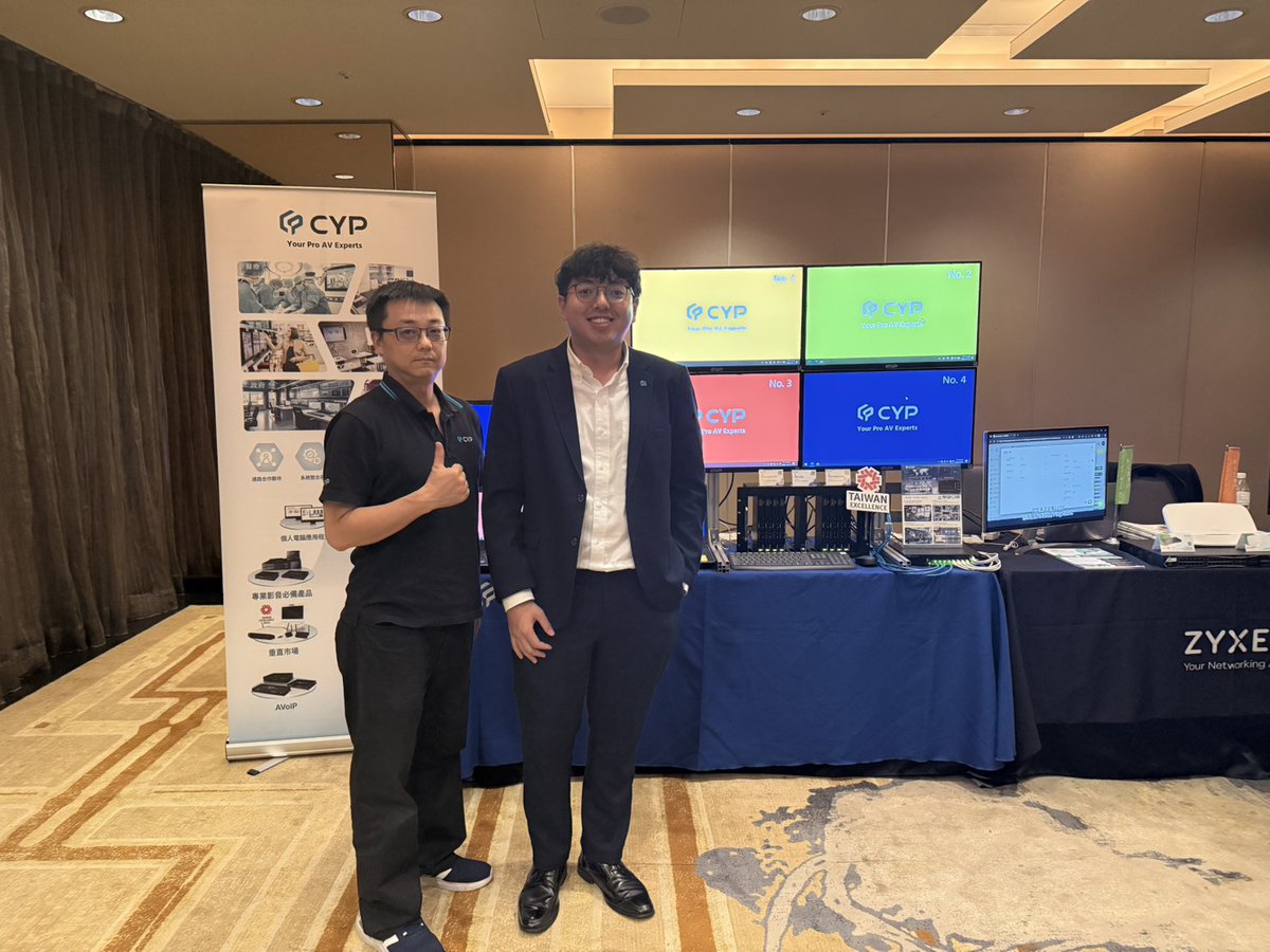 CYP__JP's tweet photo. Thanks to #精技電腦 and @ZyxelNews  for inviting us to join the event “7 Key Applications of Smart Networking for Manufacturing”

Event Highlights
🌟1G 4K60 AVoIP Facility Monitoring Solution
🌟FMCS  Application Case Sharing

For more information:
📧 sales@cypress.com.tw https://t.co/kFaktMYYRv