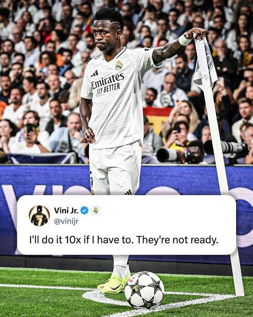 savaniergoatt's tweet image. He finally make it !!!!! Congrats @vinijr 

10 games 🔥
0 goals ⚽️
0 assists 🎯

He was right, Real Madrid fans were not ready 🔥🔥🔥🔥🔥