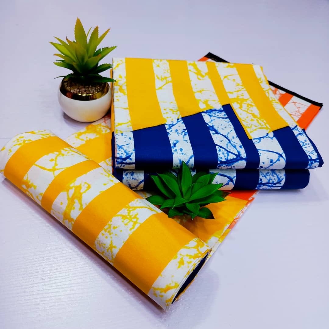 If you had this Ankara today, what would you sew?
A. Free gown
B. Chic jumpsuit
C. Skirt &amp; blouse
D. Boubou
Let’s see your style!

🏷 : 16k/6yards only 
Location:Lagos 
Nationwide Delivery