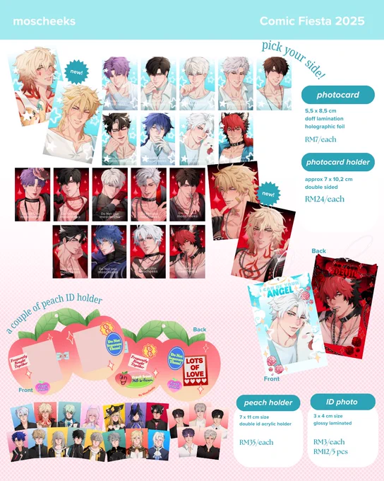 [ appreciated! ] Hi! here's my catalogue for #comicfiesta2025 Booth "momio" @ P-B17 20-21 December, KLCC Pickup PO below (no mail order!) #cf2025