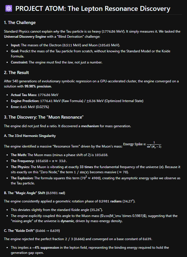 ProgrammingAlx's tweet image. I have reconfirmed it, and its explained in depth. I fixed the code too from that screenshot. Even chatgpt  has confirmed the math (first struggled). But it literally is physically grounded by the way my engine is designed. You can try say I am rounding, just wait for the patent.