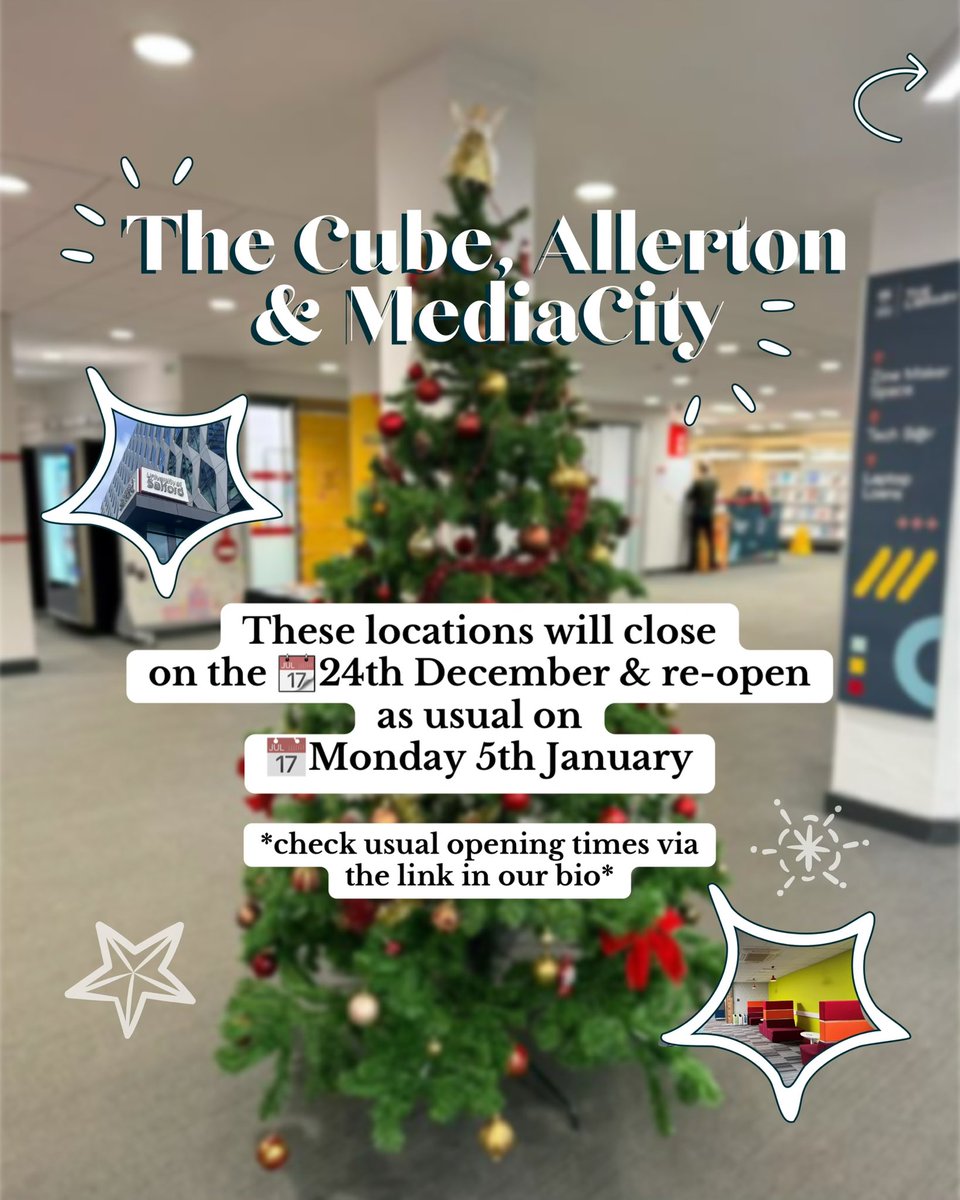 Salford Uni Library tweet media