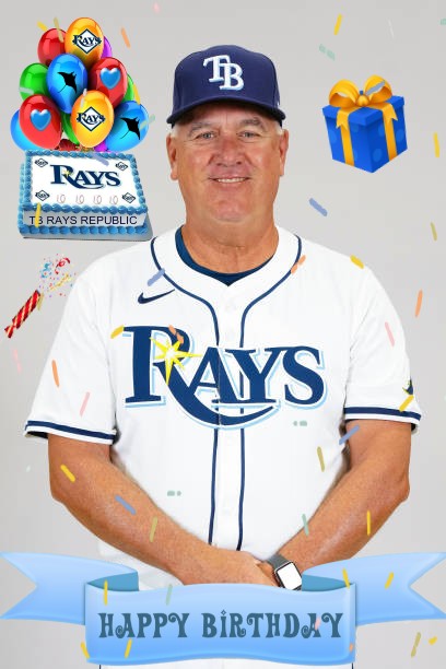 Happy Birthday to #Rays assistant pitching coach, Rick Knapp. 🎈🥳️🎁🎂
