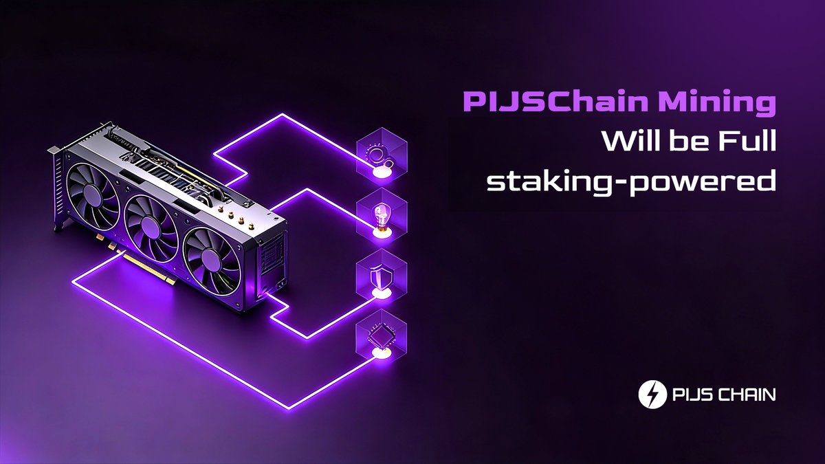 PIJSChain_Labs's tweet image. 🚨 Pioneers, get ready – PIJSChain mining will be fully staking-powered!   

No faucets, no fluff – stake $PIJS and mine like a boss!  51% of total supply → straight to the staking pool, halving every 4 years 💥

📈Mainnet expected ARR: 33.5% – real yields for real builders!…