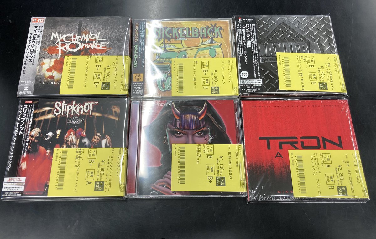 ✨中古品新着情報✨ CHIMAIRA、KORN、LINKIN PARK、SEVENDUST等の