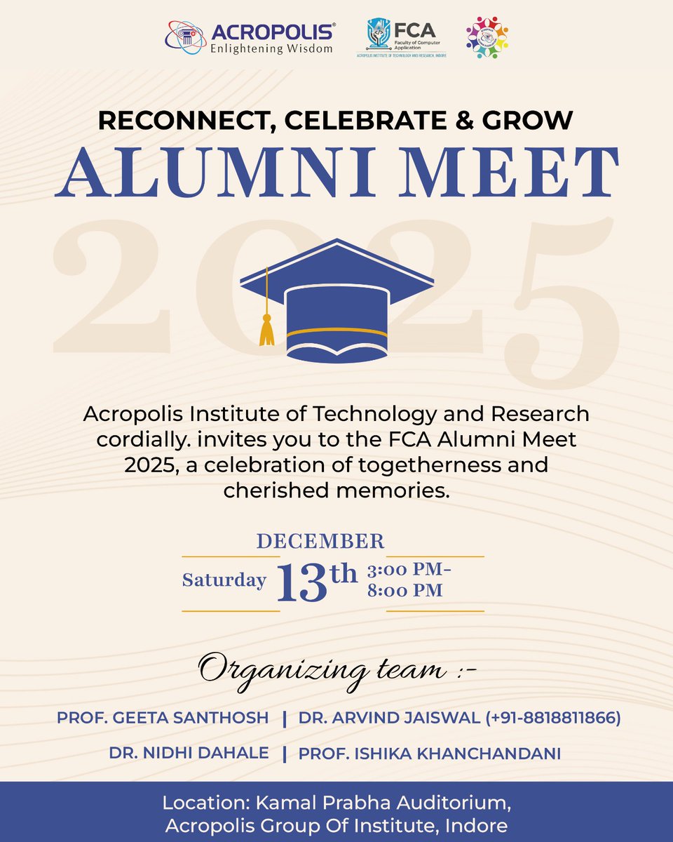 Acropolis Group of Institutions tweet media