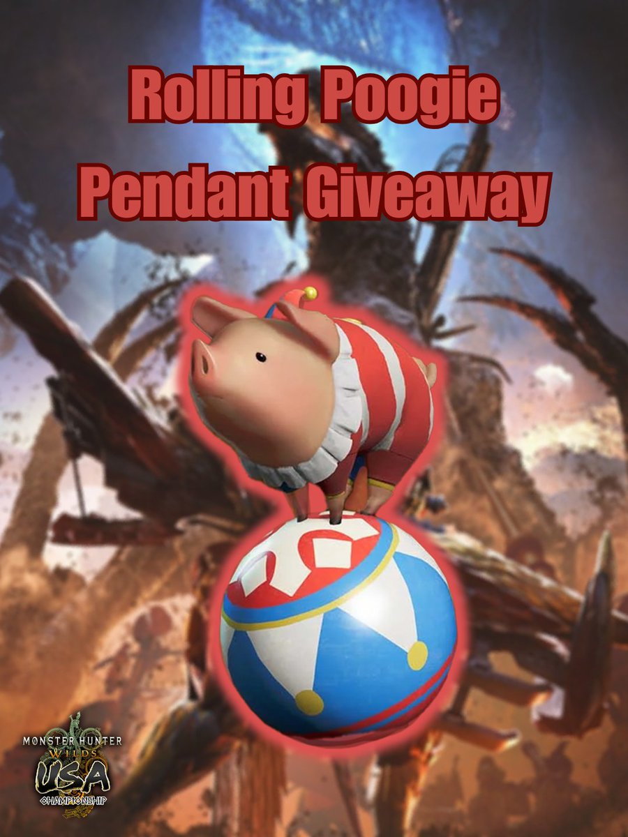 Here are the last batch of the 2-tone Poogie pendants from the USA Wilds Championships!

3 codes for each platform (Steam/PS5/Xbox)

1. Like ♥️ &amp; Repost 🔁
2. Reply with your platform
3. Followers only!

Ends on the 15th! Good luck to all!