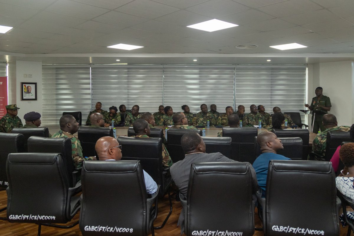 Participants of Battalion Commanders Course 5 at Army Combat Training School (ACTS)  paid a study visit to <a href="/GhBCOfficial/">Ghana Boundary Commission</a> on Wed Dec 10 for a briefing aimed at understanding the role of the Commission in Ghana’s National Security Architecture.