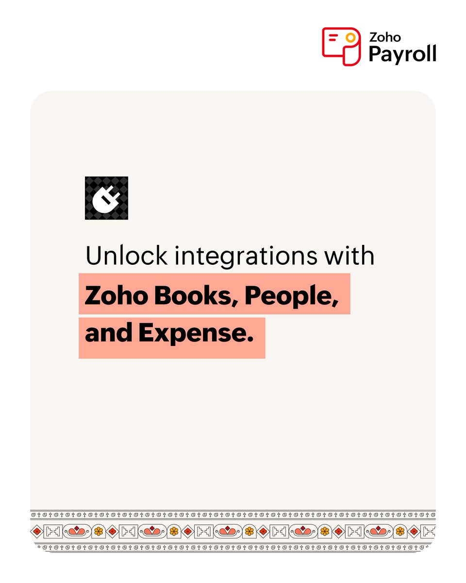 Zoho Payroll tweet media
