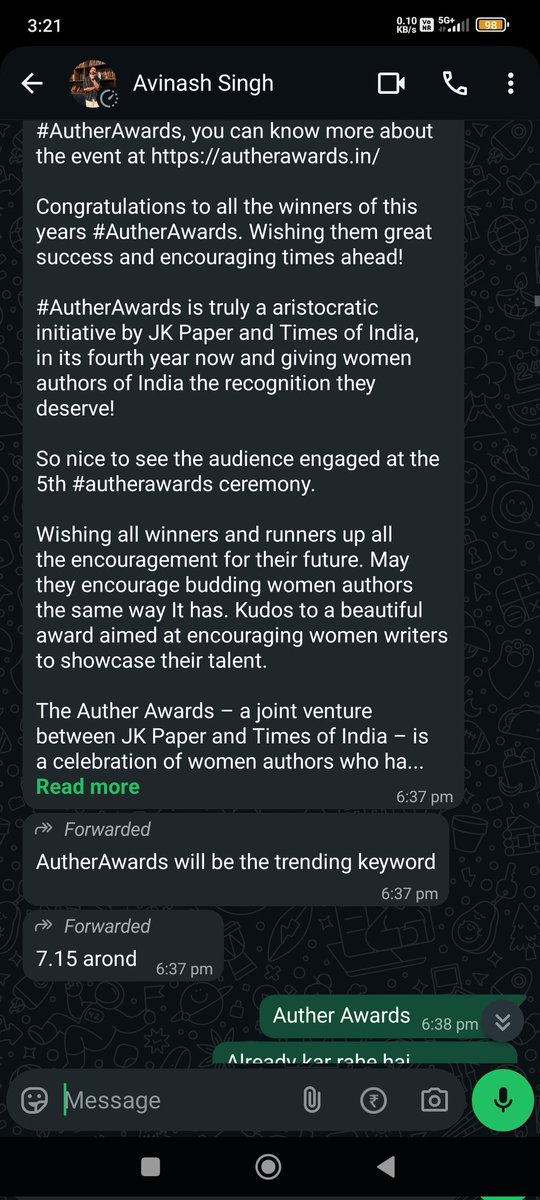 RakhiMirdda's tweet photo. Auther Awards paid Trend by fraud @imavidigital https://t.co/3mwJQrIjmH