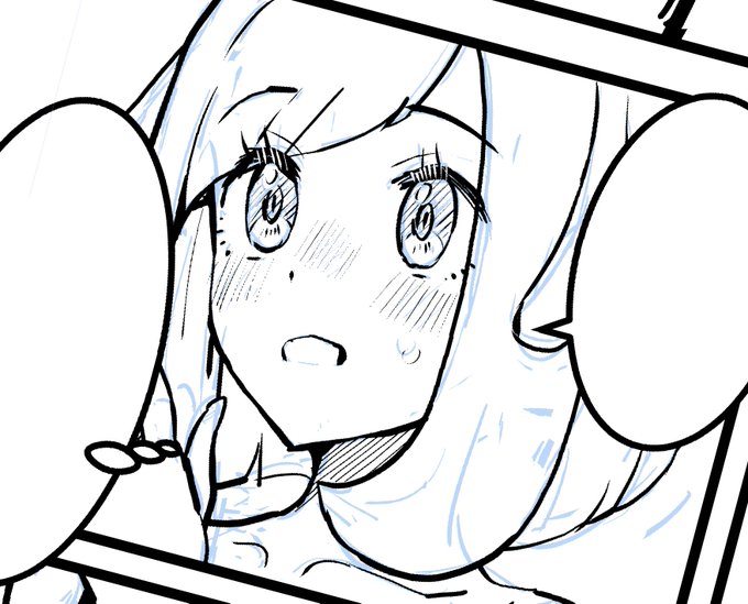 本日のペン入れ。次の次更新ぶん用。 