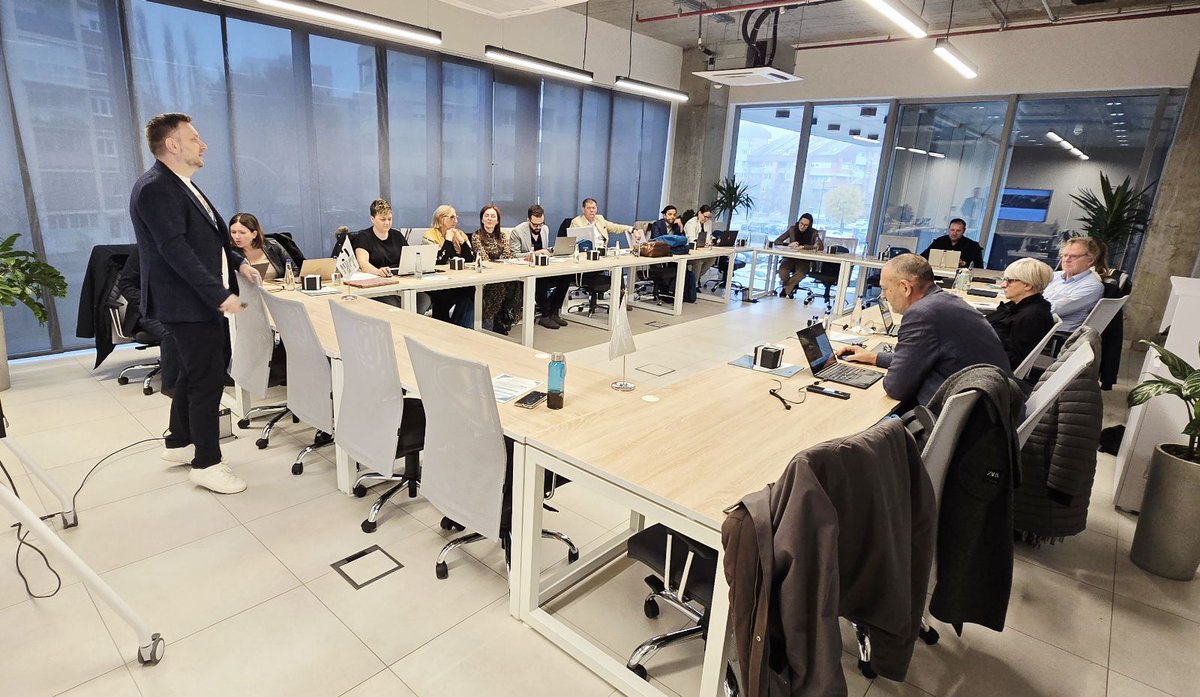 EINSTEINHorizon's tweet photo. The 4th Project Management Meeting for the #EINSTEINproject is underway. To conclude the project's second year, partners gathered this time at the host institution, Science and Technology Park Novi Sad #HorizonEU https://t.co/zrLoNxIqNa
