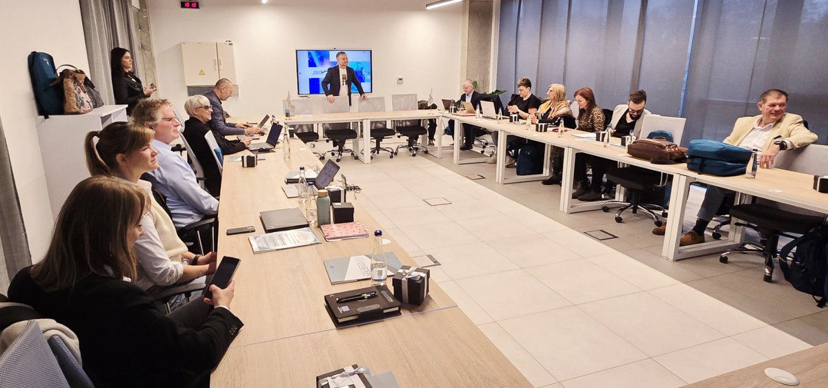 EINSTEINHorizon's tweet photo. The 4th Project Management Meeting for the #EINSTEINproject is underway. To conclude the project's second year, partners gathered this time at the host institution, Science and Technology Park Novi Sad #HorizonEU https://t.co/zrLoNxIqNa