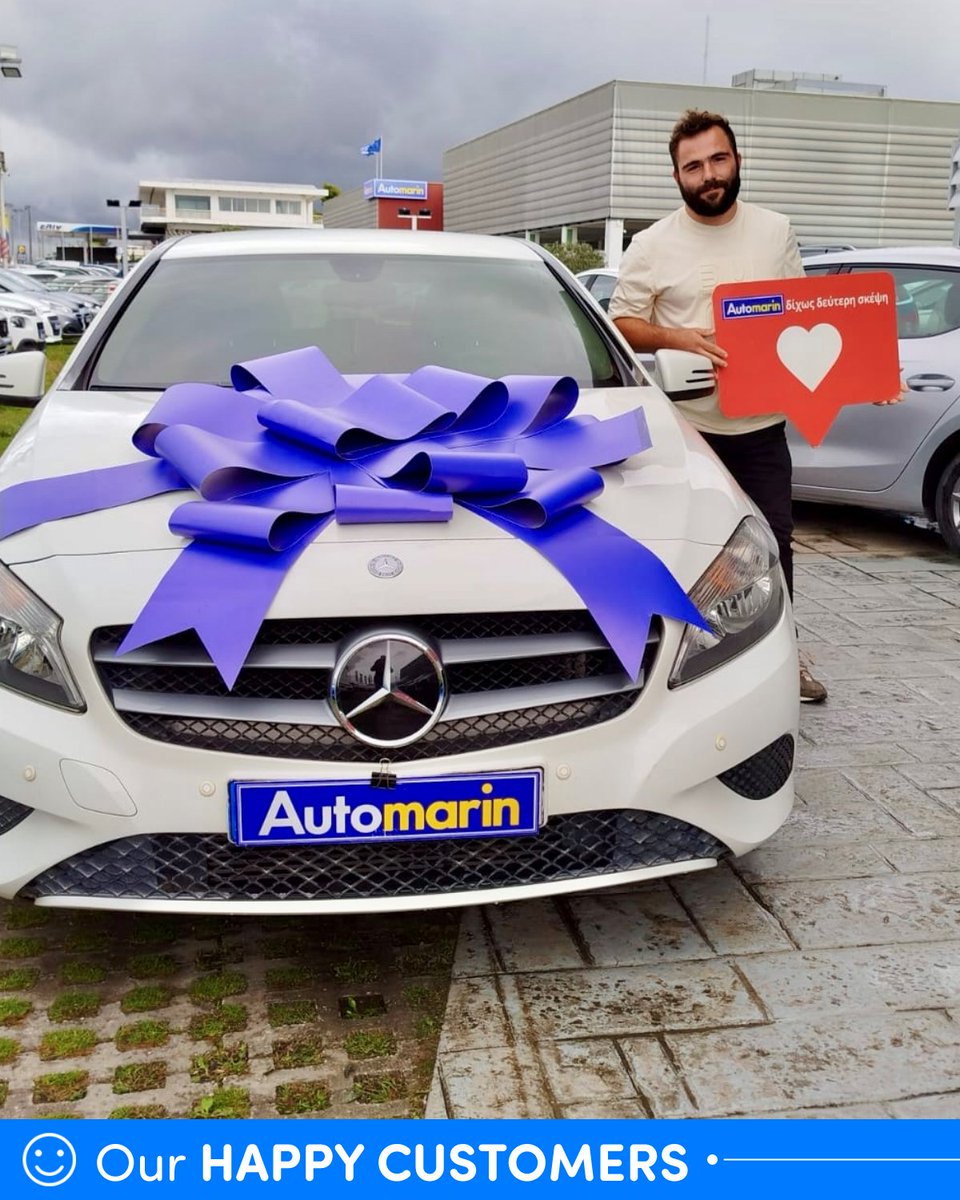 Automarin's tweet image. Κάθε παράδοση αυτοκινήτου, μια νέα αρχή! 🙌 Πάνω από 47 χρόνια στο δρόμο μαζί σας!  Είμαστε ευγνώμονες για κάθε απίστευτο πελάτη που μας εμπιστεύτηκε για το ταξίδι, τις περιπέτειες και τα όνειρά του. 💙