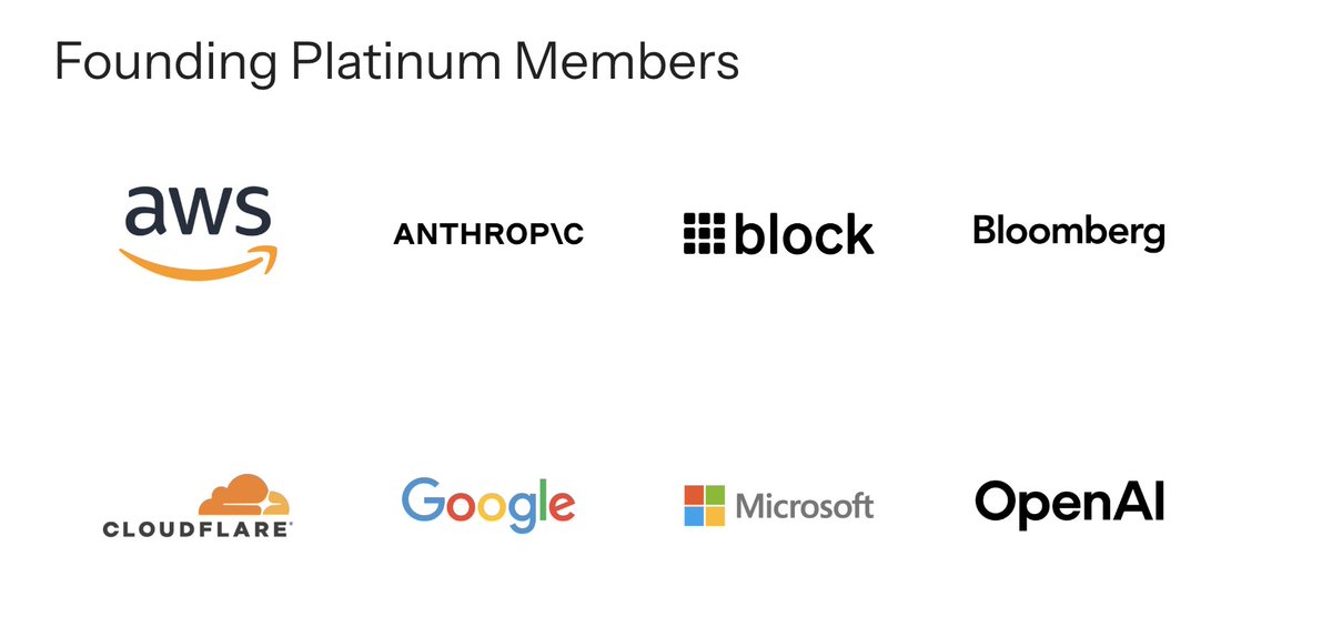 OpenAI et plusieurs géants du numérique (Google, Microsoft, AWS, Anthropic…) annoncent la création de l’Agentic AI Foundation sous l’égide de la Linux Foundation.

👉 aaif.io