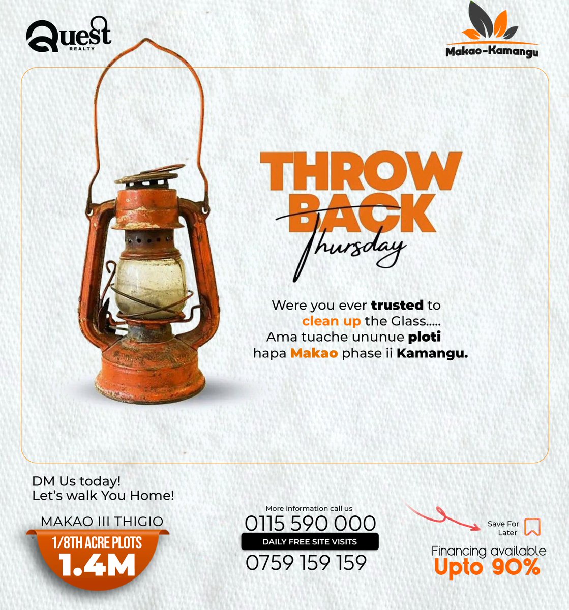 QuestRealtyLtd's tweet image. From wiping soot to wiping title deeds= cleanupgrade! 😎
Makao Phase II ndiyo real glow up!
#ThrowbackThursday #OwnAPlot #MakaoKamangu