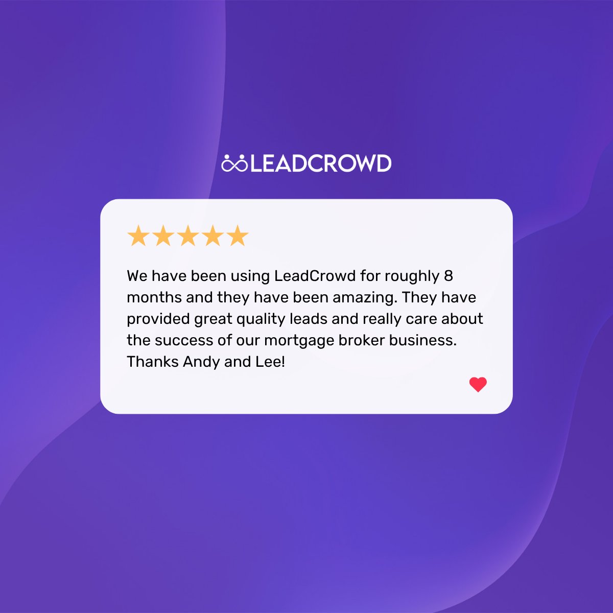 theleadcrowd's tweet photo. Quality leads that convert, backed by a team that truly cares about your success. Ready to grow your mortgage business? Discover more: https://t.co/gKEH98dkBn #MortgageBroker https://t.co/s8OuexvWR0