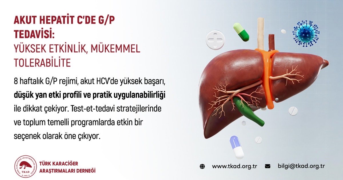 tkadorg's tweet image. 📍 Journal of Hepatology’de yayımlanan çok merkezli faz IIIb çalışma;

Akut hepatit C’de 8 haftalık glecaprevir/pibrentasvir (G/P) tedavisinin etkinliğini ve güvenliğini kapsamlı biçimde değerlendirdi.

Daha fazlası için bizi takipte kalın!

Doi: — 10.1016/j.jhep.2025.11.009