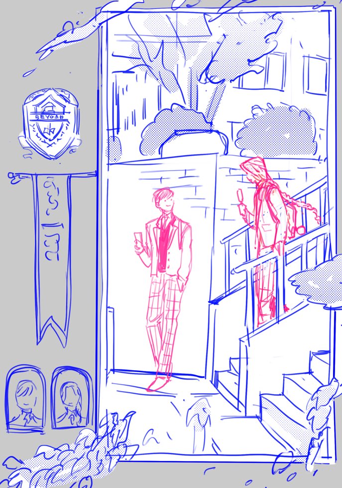 맞아요 비욘드 시그에 참여했답니다...영광입니다...
공개된지가 언젠데 갑자기 뒷북트윗 지송합니다...
이건 뭐냐면 쓰려다가 애매~해서 안쓰게 된 메인일러 시안 중 하나여요 아직 공개되지 않은 메인 일러도 정말 정말정말 열심히 그렸답니다. 다들 좋아해주셨으면 좋겠네요...감삼니다,,,