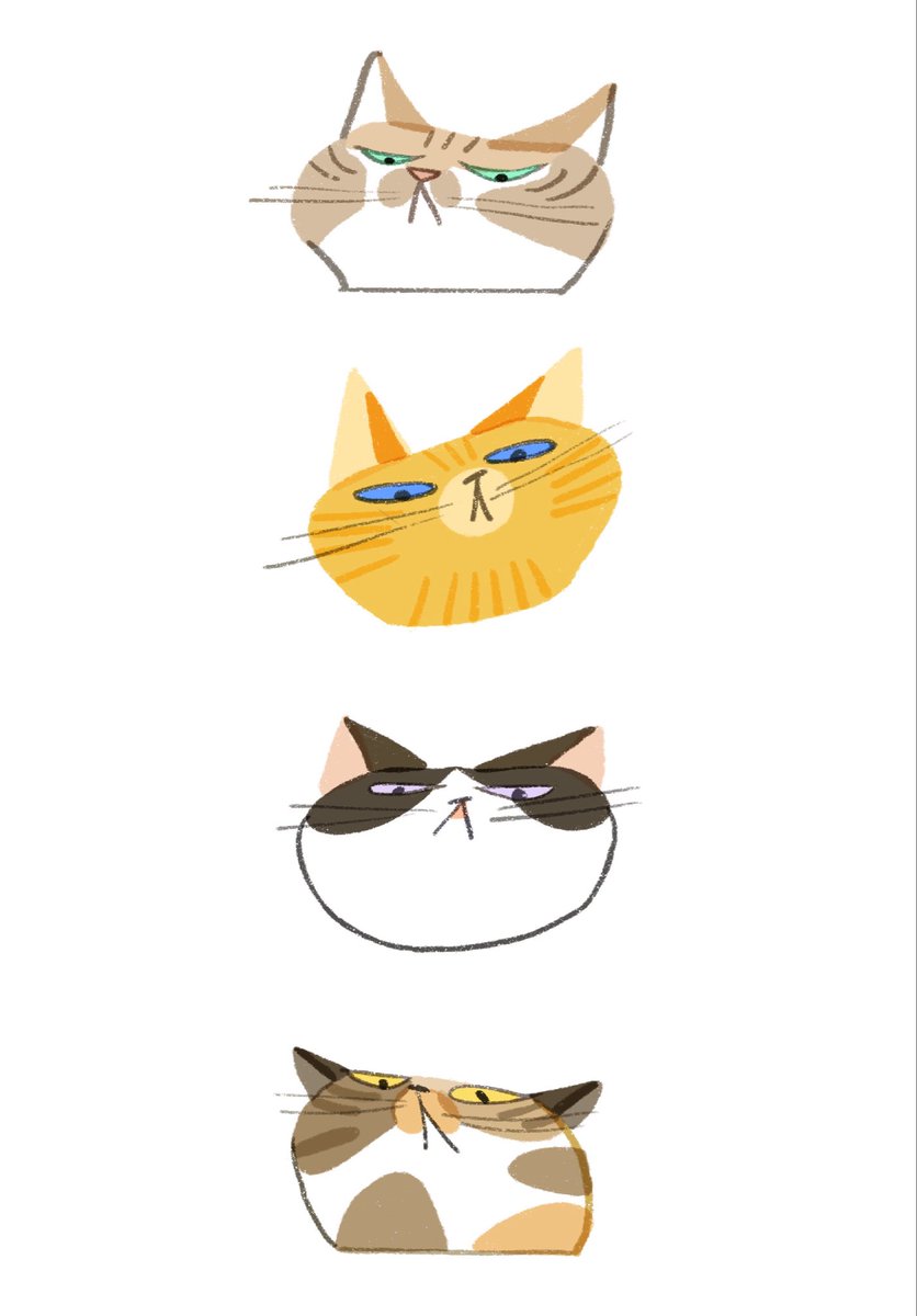 見下し猫さまのイラストでした！

 #今年も残りわずかなので今年一番伸びた絵を貼る