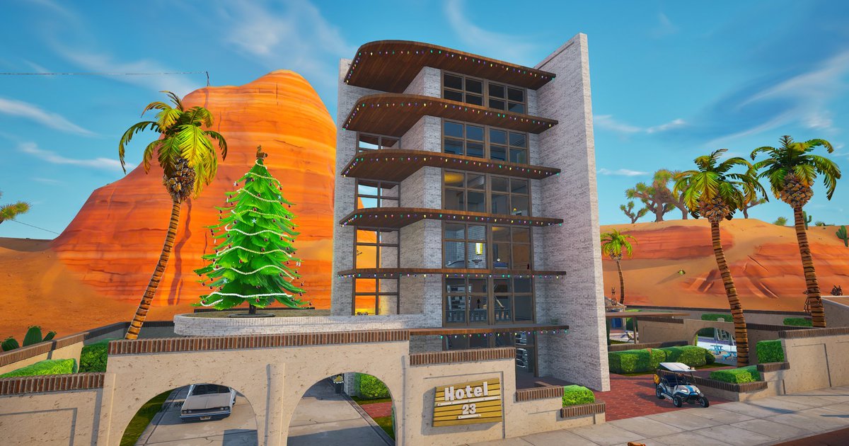 FNPhotixel's tweet image. OG CHRISTMAS DECORATION WILL RETURN FOR OG SEASON 7!

VIA [@PokeasyFN] #Fortnite