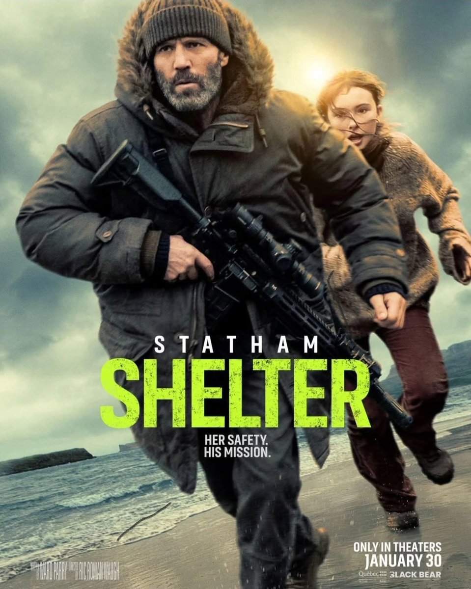 MGTDbOfficial's tweet photo. Jason Statham is back in action with survival thriller SHELTER (2026) 🥶🔫

A reclusive ex-assassin living on a remote Scottish island rescues a young girl and triggers a deadly hunt from his old life.

Only in theaters January 30, 2026. #Shelter #JasonStatham #MovieNews  #movieculture