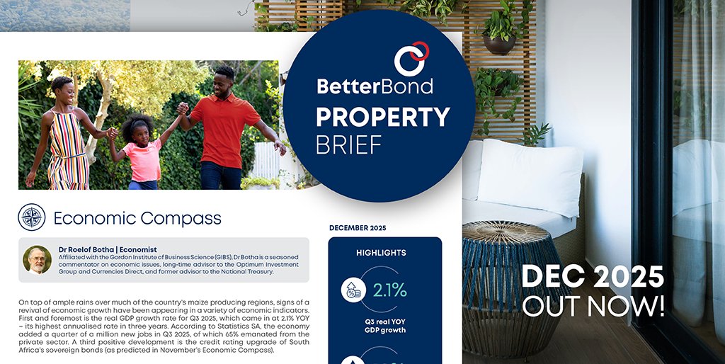 More South Africans are stepping into homeownership!

📈 Applications are up 23.5%
💸 Prime rate is down 150 bps
🏦 First-time buyer deposits are down 20%
🚧 Building activity is strengthening

Read the full report: bit.ly/3KKkXPZ

#BetterBond #PropertyBrief