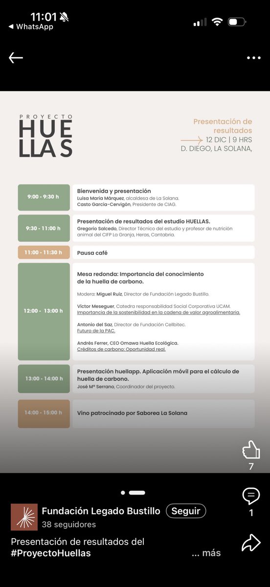 Mañana, <a href="/victormexeguer/">Víctor Meseguer 🌱</a>, investigador principal del grupo GAIA, intervendrá en el evento #Huellas, para hablar sobre el proyecto europeo <a href="/LifetokenCO2/">Life Token CO2</a>

#medioambiente 🌲🌲🌲
