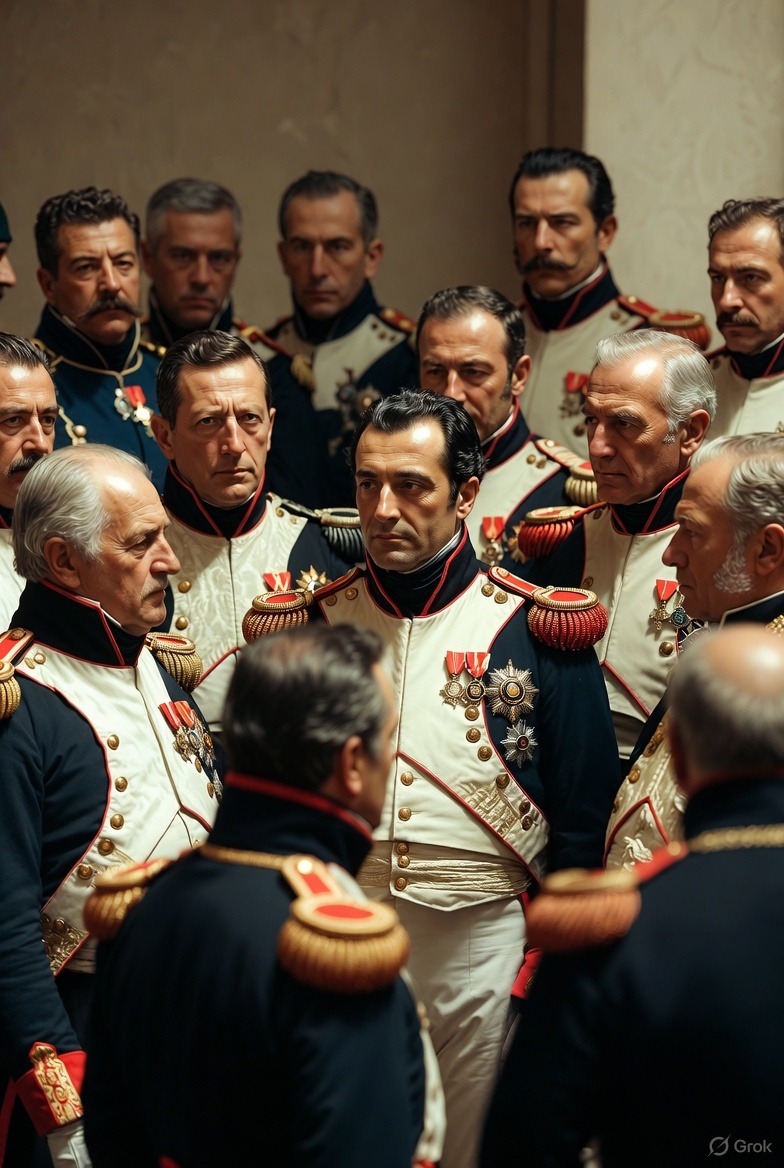 كان القائد الفرنسي نابليون يحيط نفسه بنخبة من الجنرالات الذين يشاركونه الرأي وحـلم السيطرة على أوروبا.. الاستثناء الوحيد كان جنرالاً يدعى جروشي كان يعارضه غالباً في كل شيء - وبطريقة جريئة لا تخلو أحياناً من التطاول.. ومع هذا كان يرفض إقالته ويقول لمن يحثه على إقــالته: كيف أقـيل