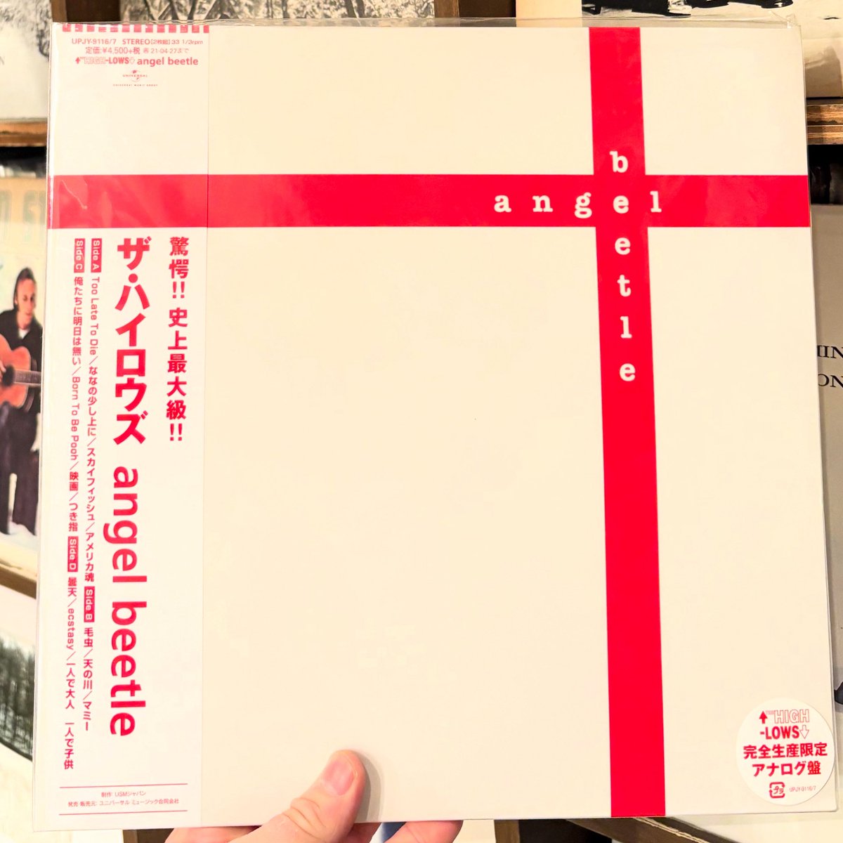 ザ・ハイロウズ / angel beetle 2LP入荷🏴󠁧󠁢󠁥󠁮󠁧󠁿 驚愕！！史上
