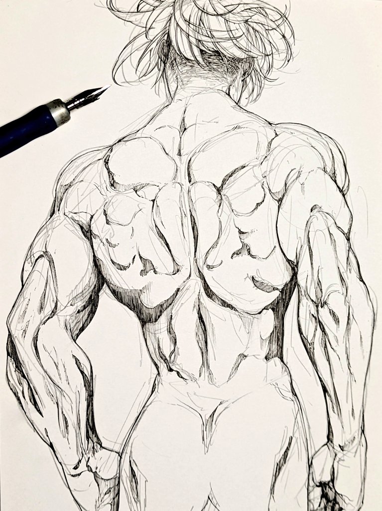 #今年も残りわずかなので今年一番伸びた絵を貼る
何気なく描いた練習絵が過去最高いいね数だった…