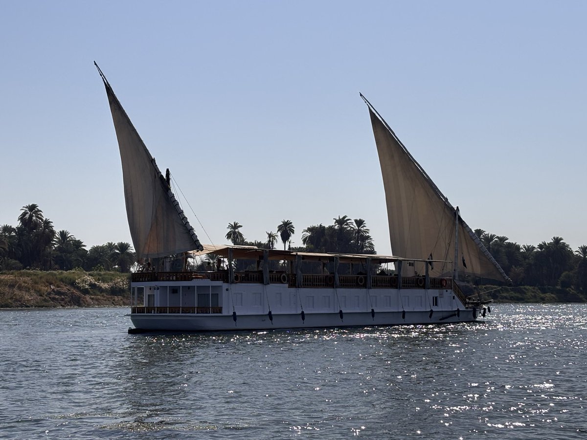 FTVMoyen_Orient's tweet photo. On vous emmène vivre une #croisière sur le #Nil ⛵️en #Égypte 🇪🇬  au JT de 13H sur France 2 @franceinfo https://t.co/bxZuQADNmL