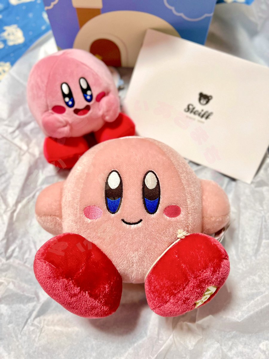 シュタイフ カービィ 限定生産品 告知 「シュタイフ」と「星のカービィ